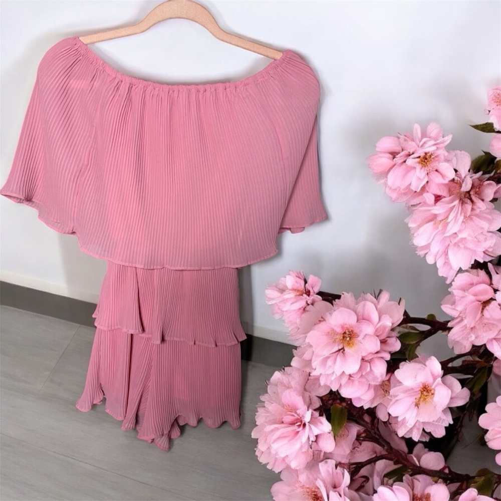 bebe tiered romper